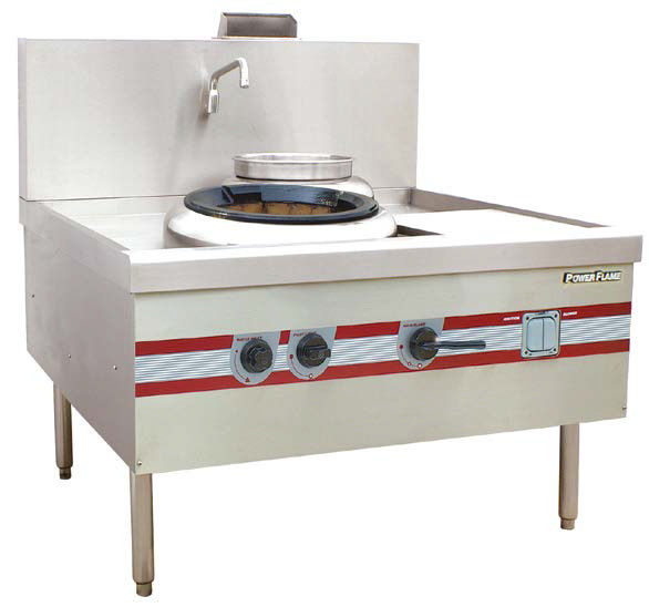 Environmental Chinese Cooking Stove Quiet Turbo Wok Range 1200 x 1220 x