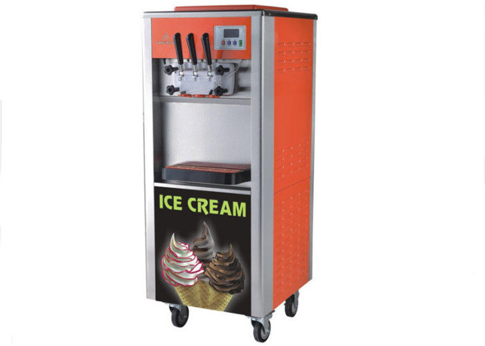 2030L/H Two Flavors Rainbow Ice Cream Mahine / Commercial Ice Cream