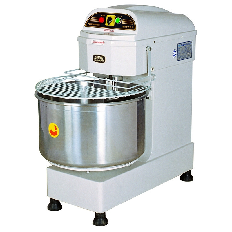 50L / 20KG Commercial HeadsUp Spiral Dough Mixer Two Mixing Speed Food Processing Equipments