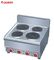 JUSTA Counter-Top Electric Hot-plate Cooker Kitchen Equipment 600*650*475mm