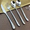 Silver Stainless Steel Cutlery Dinner Knife / Fork / Spoon High-grade Banquet Tableware