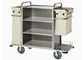 Small Room Service Trolley with Heavy Duty Refuse Bag Stainless Steel Powder - Epoxy Finish