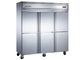 Low Power Consumption Commercial Refrigerator Freezer Highly Firm Adjustable Shelves