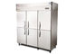 Air Cooled -15 to -18°C Commercial Refrigerator Freezer 2/4/6 Solid Doors Upright Reach-in Freezer