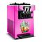 R410 Commercial Refrigerator Freezer Desk / Table Top Soft Ice Cream Machine With Three Flavors
