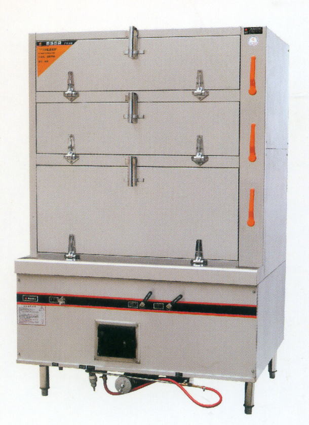 Seafood Commercial Electric Steamer with 3 Independent Compartment 550w