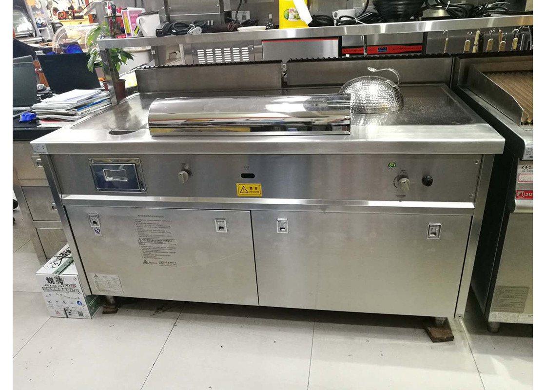 Teppanyaki Customize Commercial Buffet Equipment LPG Rectangle