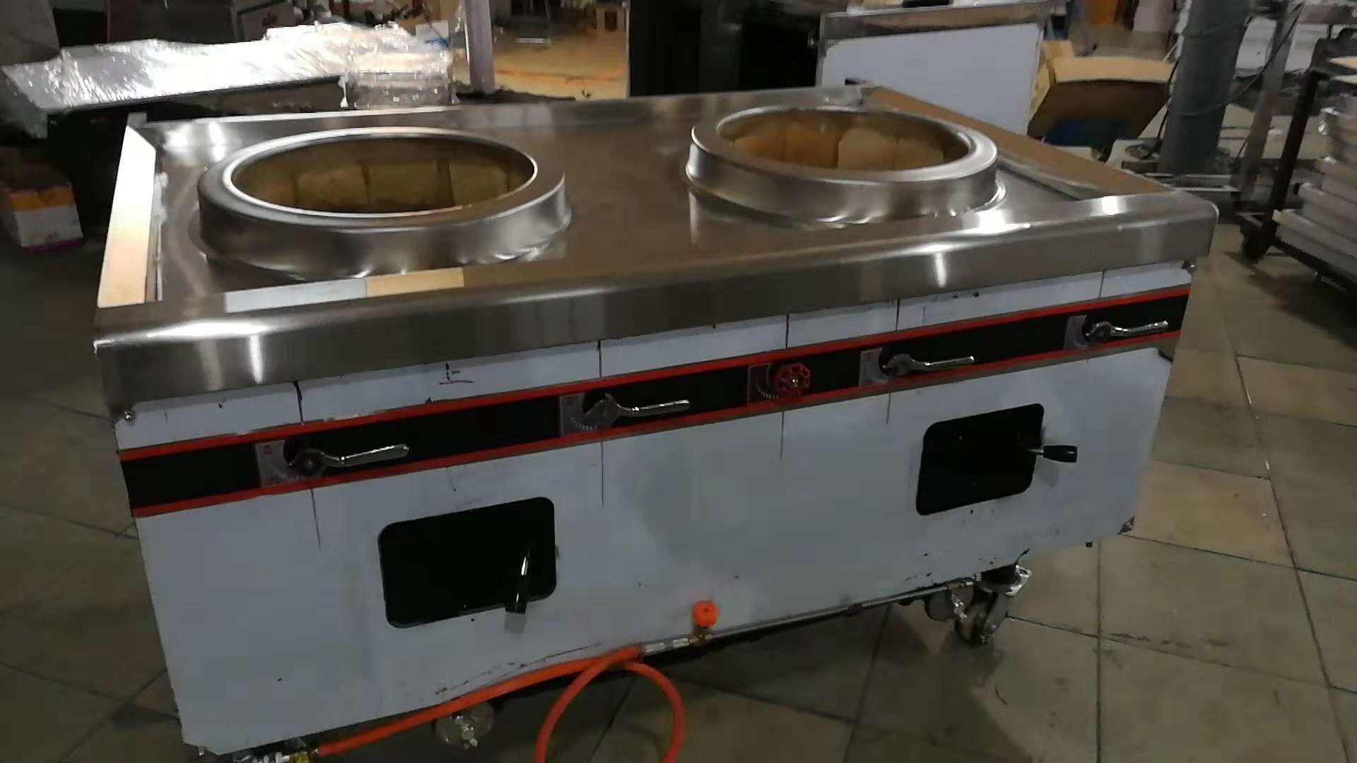 Gas Steaming Stove Commercial Single Dim Sum Steamer 950 x 1050 x (810