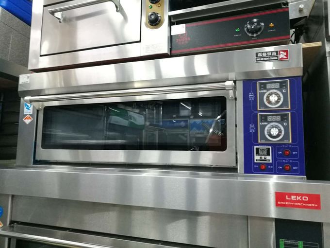 1 Deck Far Infrared Electric Baking Ovens Stainless Steel Tempered
