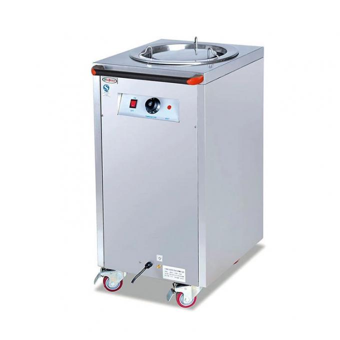 1Holder Electric Plate Warmer Cart Capacity 50 Dishes, Single Heated