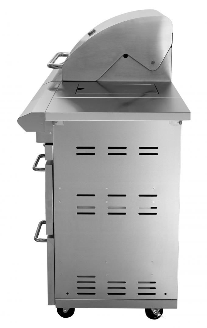 Custom Modern Outdoor Kitchen GAS BBQ Grill / Stainless Steel LPG Gas Grill