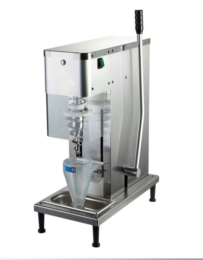 Desktop Manual Yogurt Ice Cream Shake Machine Commercial Mixing Semi