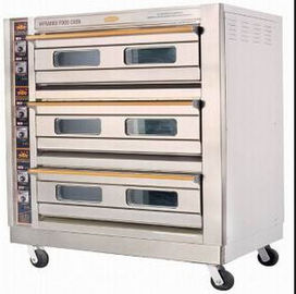 27KW / 3~380V Luxury Electric Baking Oven For Bread Shop , 1655x770x1540mm