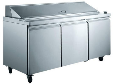 5.8KW/220V 300L Commercial Refrigerator Freezer Salad Bar 1788*750*1080mm
