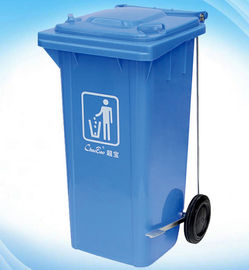 120L Foot pedal Side wheel Garbage Bin / Room Service Equipments Environment Protection