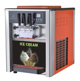 LCD Display Table Top Ice Cream Machine / Commercial Refrigerator Freezer