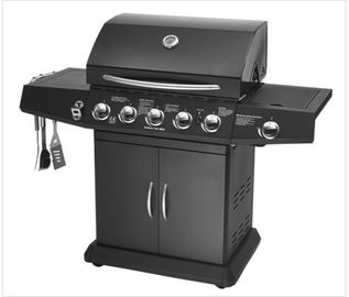 LP Propane BBQ Gas Grill Commercial Kitchen Equipment for Picnic , 4 - 6 Burners