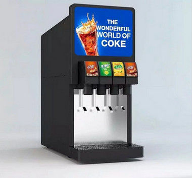 Automatic Coke Machine 4 Dispenser Valves Snack Bar Pepsi Sprite Cola Maker
