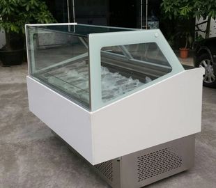 Commercial Refrigerator Freezer 45 Degree Ice Cream Cupboard with Aspera Compre