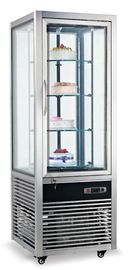 Cake Display Commercial Refrigerator Freezer Showcase All Around Glass Door