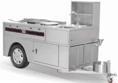 Muti Functional Stainless steel Snack Cart Restaurant Kitchen Equipment