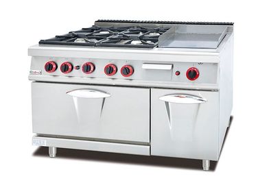 Combination Cooking Equipment Gas Equipment 6 Burner With Oven