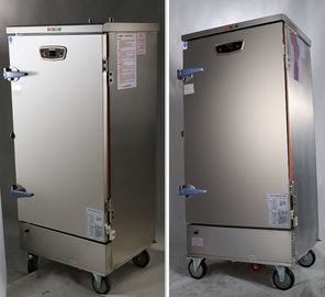 12kW Power Commercial Electric Steamer Full Automatic Rice Steam Cabinet Cart 12 Trays