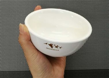 Weight 181g Porcelain Dinnerware Sets Ceramic Round Soup Bowl With Logo Dia.10cm