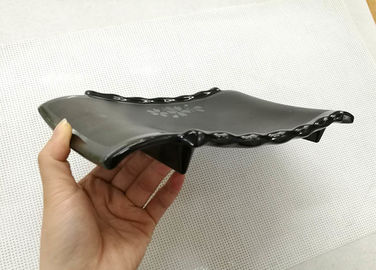 Black Porcelain Dinnerware Sets Weight 337g Length 24cm Heat Resistance -30°C ~ +120°C
