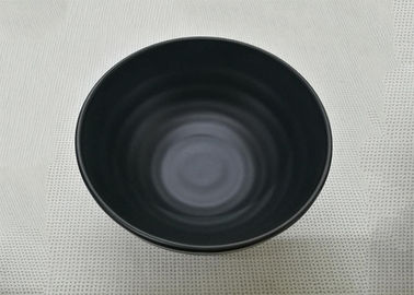 Diameter 16cm Weight 271g Black Color Noodels Bowl Imitation Porcelain Bowl