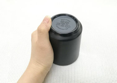 Black Color Tea Cup Imitation Porcelain Dinnerware Sets Dia7.6cm H9.2cm  Weight 168g