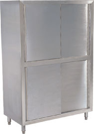 Silver Stainless Steel Catering Equipment for Hotel , Upright Food Storage Cabine