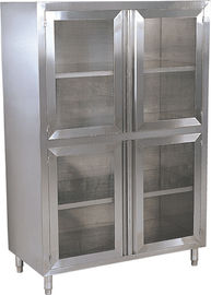 Silver Stainless Steel Catering Equipment for Hotel , Upright Food Storage Cabine