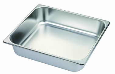 Restaurant Silver Stainless Steel Cookwares / Pans 0.8mm For Food , 325x265mm