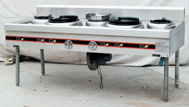 Stainless 250W Natural Gas Burner Cooking Range CS-9080 For Kitchen Equipments
