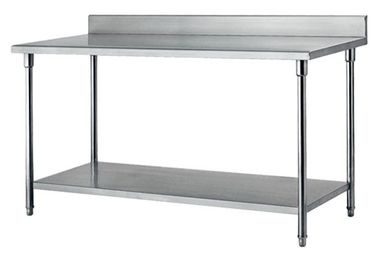 Kitchen Work Table With Under Shelf Stainless Steel Catering Equipment 1000*700*850mm