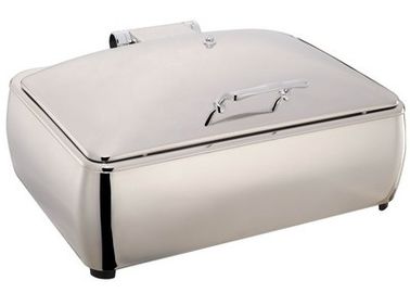 Full Size Stainless Steel Induction Chafing Dish GN1/1 Food Pan 9.0Ltr with Matching Stand Buffet Food Warmer