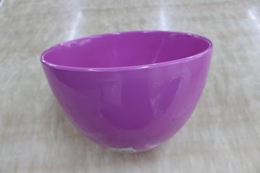Melamine Colorful Porcelain Dinnerware Sets , Unbreakable Egg - shaped Fruit Bowl