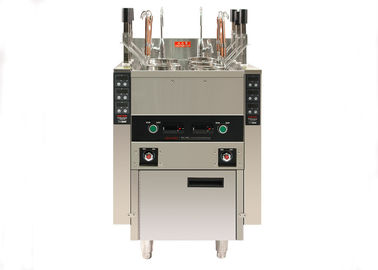 12KW Commercial Kitchen Equipments , Auto Lift Up 6 Baskets Pasta Cooker