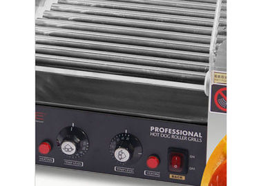 Hot Dog Roller Grill With 11 Rollers 220V 1.65KW, Commercial Snack Bar Equipment