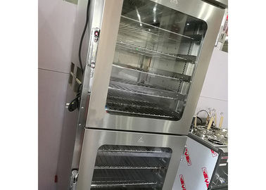 Food Warmer Showcase JUSTA Four Glass Door Movable Food Warmer Cart 10 Racks