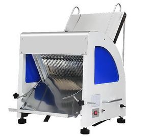 Stainless Steel Commercial Automatic Bread Cutting Machine , High Speed Toast Bread Loaf Slicer Machine