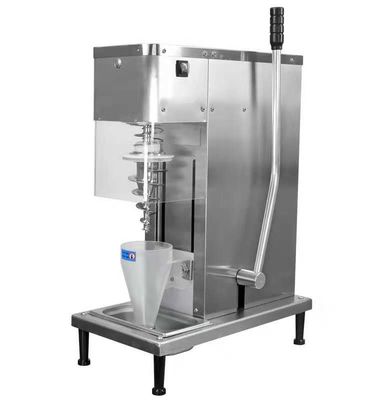 Desktop Manual Yogurt Ice Cream Shake Machine Commercial Mixing Semi Automatic