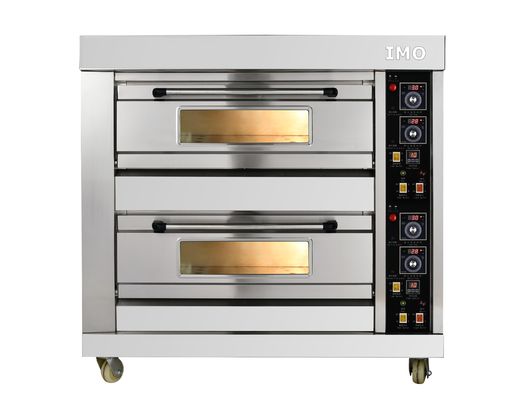 Stainless Steel Commercial Electric Baking Ovens Precise Time And Temperature Control