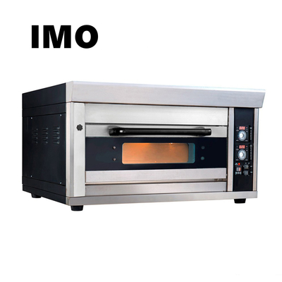 Pizza Oven Bread 1 Deck 2 Tray Gas Baking Ovens 530mm Height Gas Energy