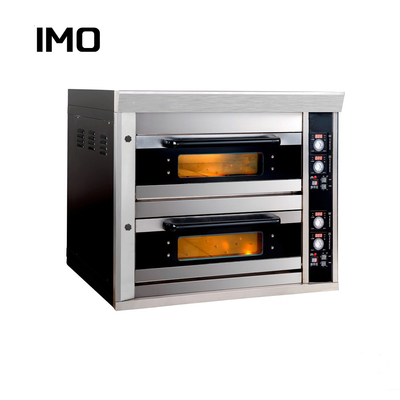 Electric Baking Ovens 2 Deck 4 Tray Pizza Oven Bake slabs