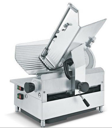 Food Processing Equipments Counter Top Automatic Meat Slicer Stainless Steel Blade 330mm