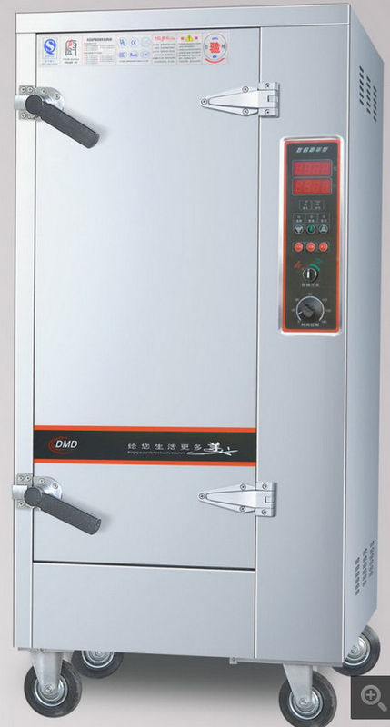 Silver Side Control Commercial Electric Steamer Multifunction Luxury 12KW