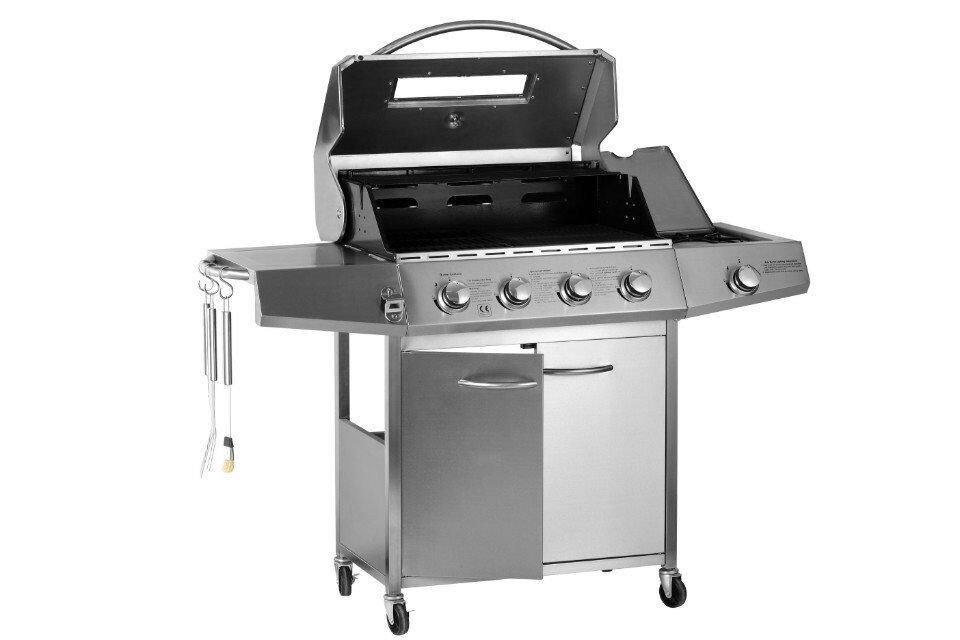 LP Propane BBQ Gas Grill Commercial Kitchen Equipment for Picnic , 4