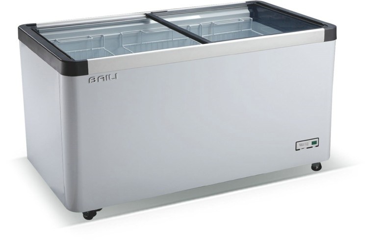 Top Glass Door Chest Commercial Refrigerator Freezer For Frozen Food WD330